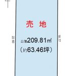 区画図★土地面積約63.46坪